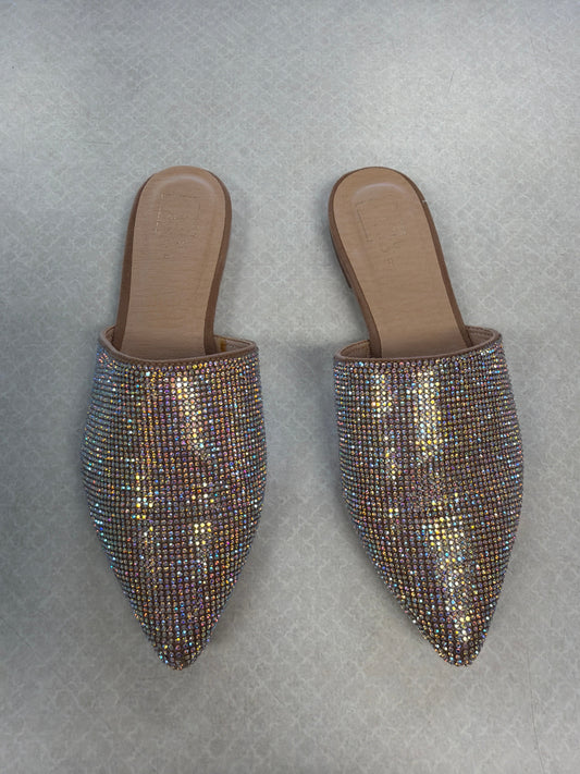 Shoes Flats By Shu Shop In Silver, Size:6.5