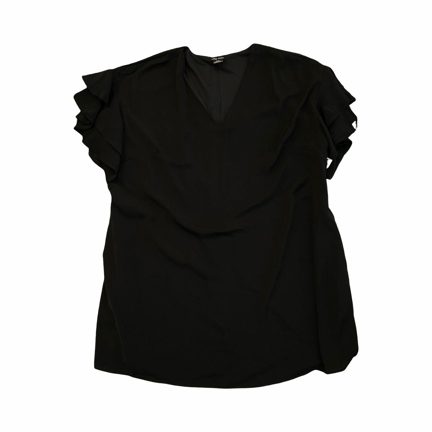 Dress Casual Midi By City Chic In Black, Size:18