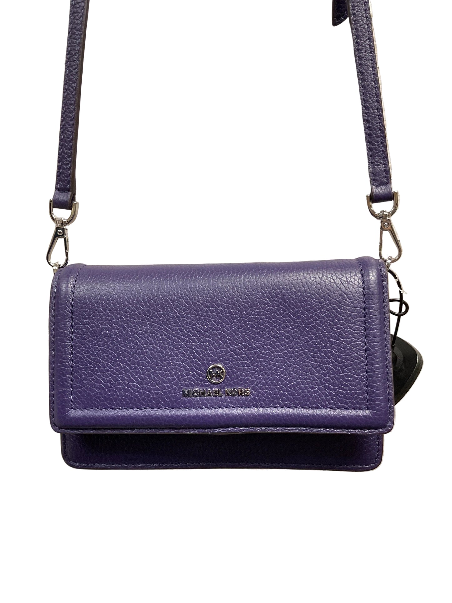 Crossbody Designer By Michael Kors In Purple, Size:Small