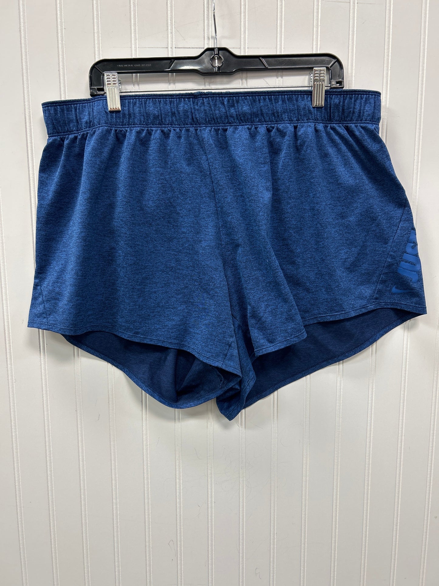 Athletic Shorts By Nike Apparel In Blue, Size:2X