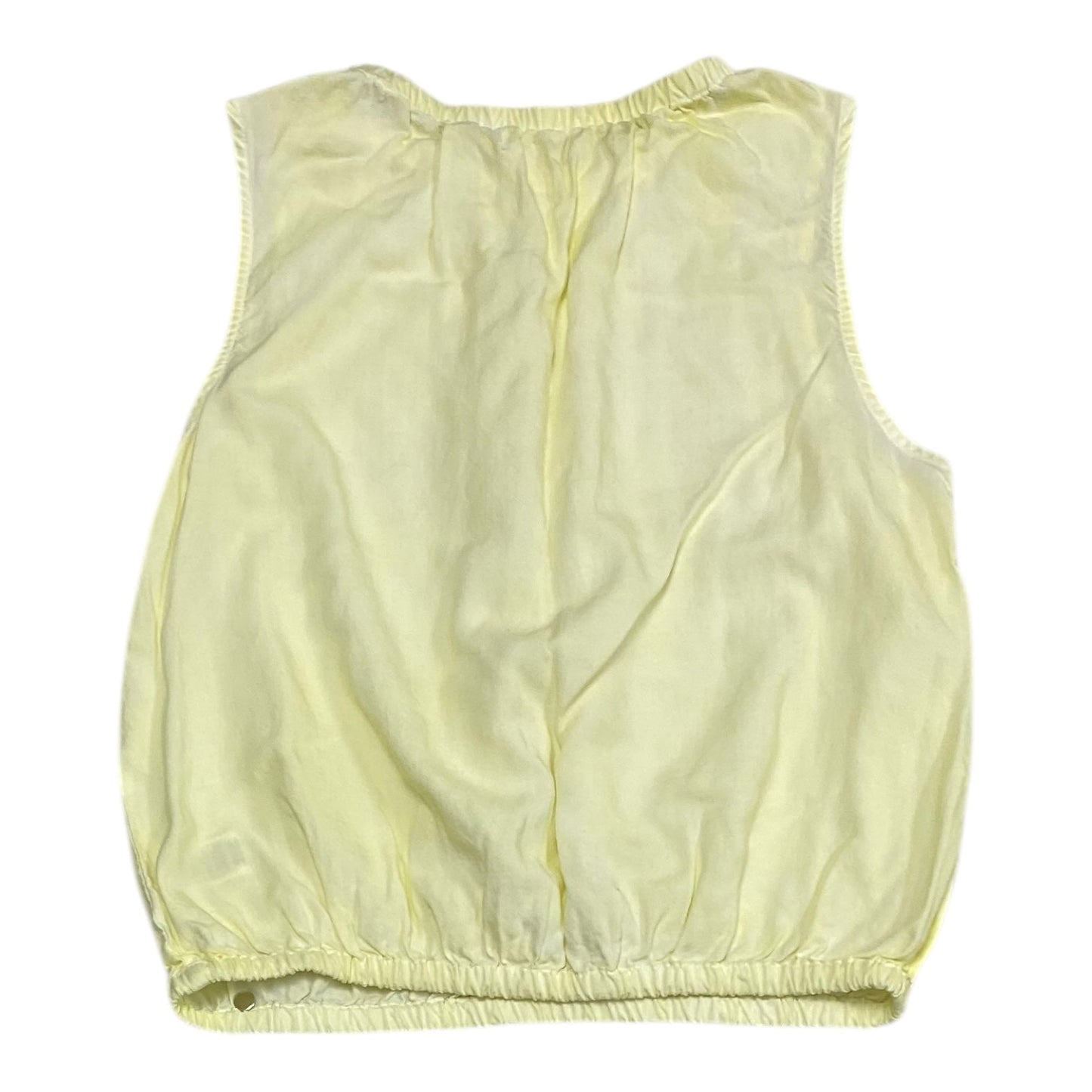 Top Sleeveless By Cloth & Stone In Yellow, Size:M