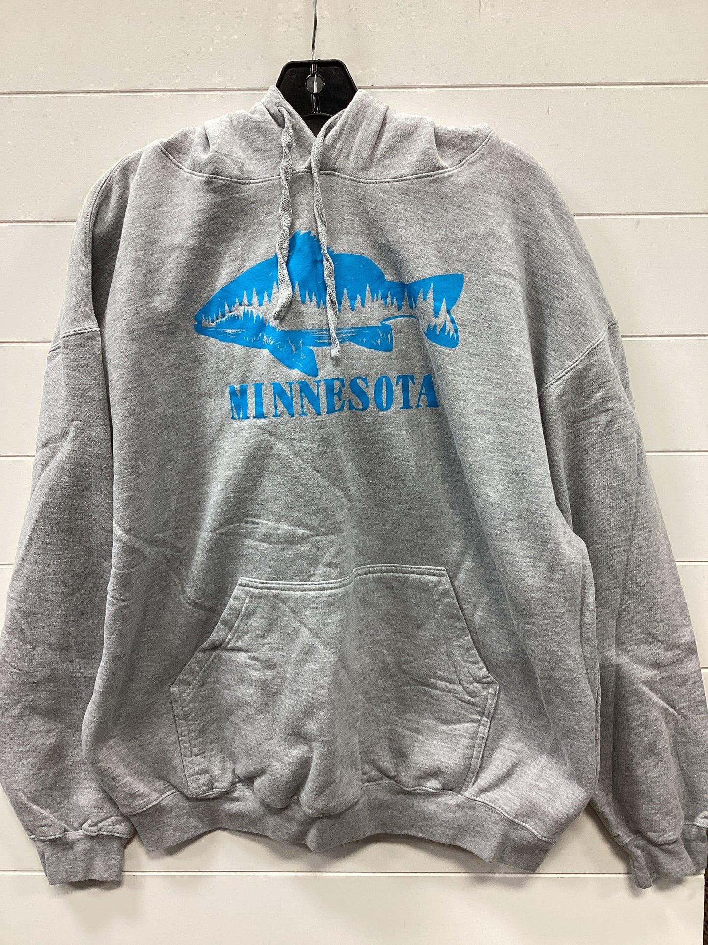 Sweatshirt Hoodie By Tultex In Grey, Size:Xl