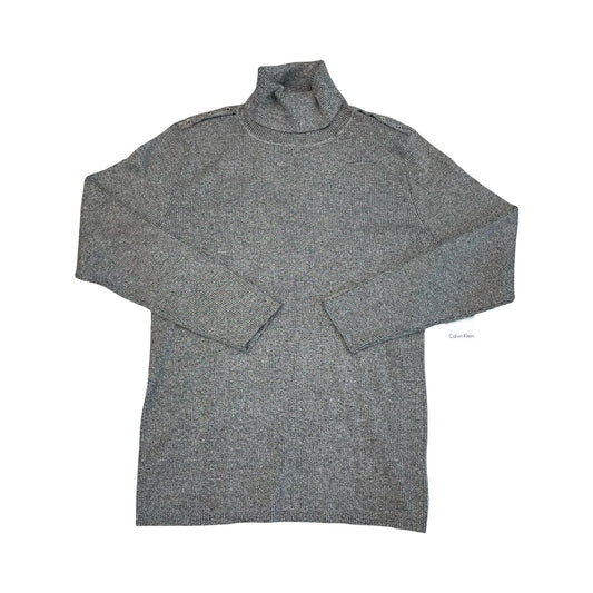 Sweater By Calvin Klein In Grey, Size:Xl