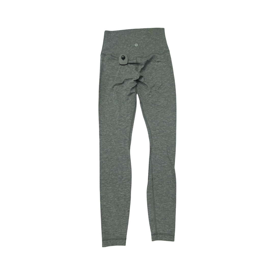 Athletic Leggings By Lululemon In Grey, Size:4