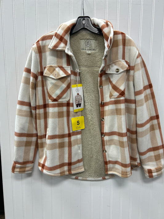 Jacket Fleece By Sage In Orange, Size:S