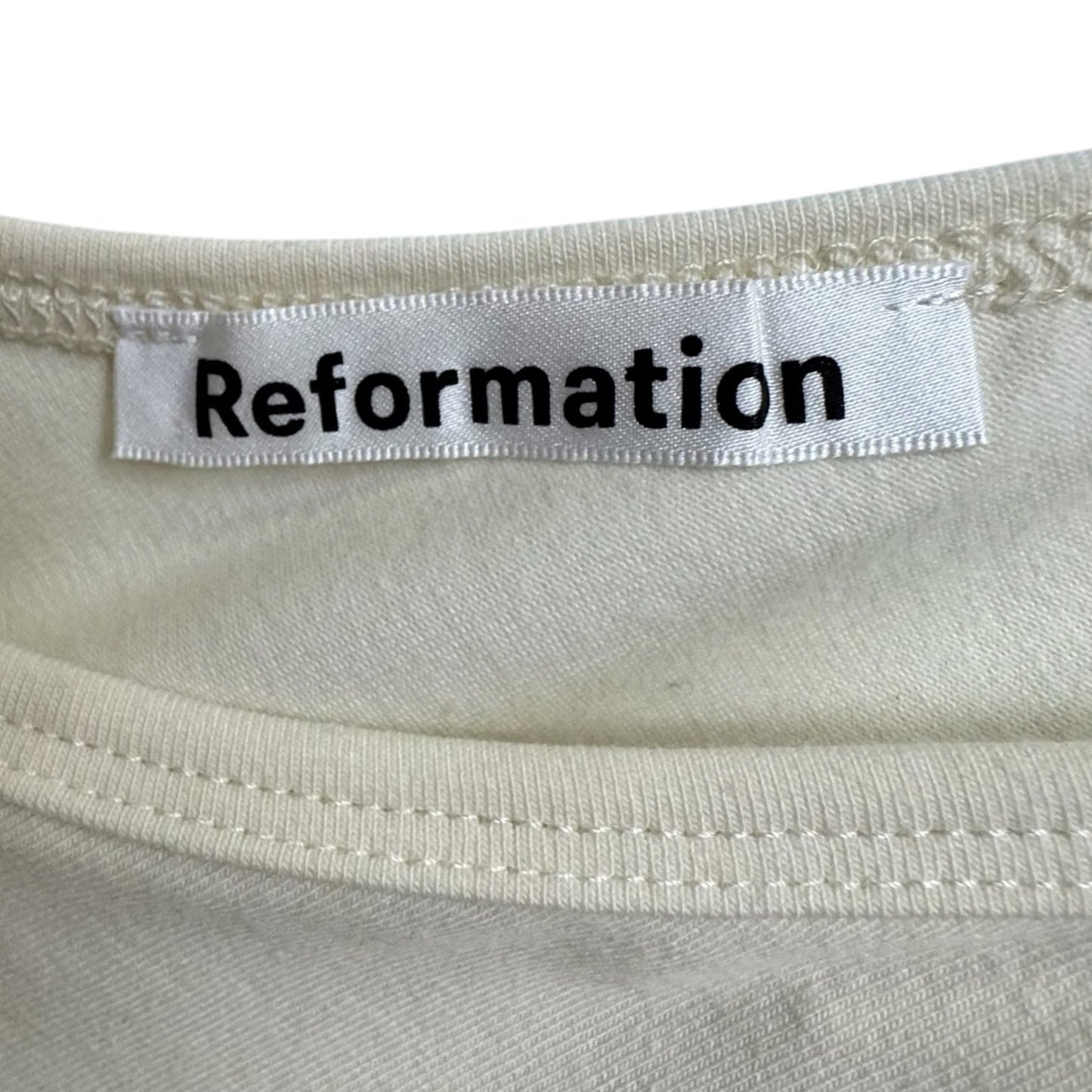 Dress Casual Short By Reformation In Cream, Size: S