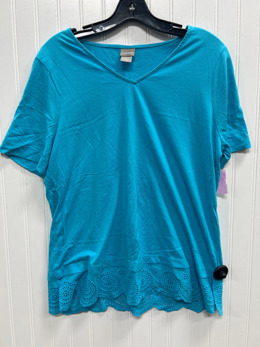 Top Ss By Chicos In Blue, Size:L