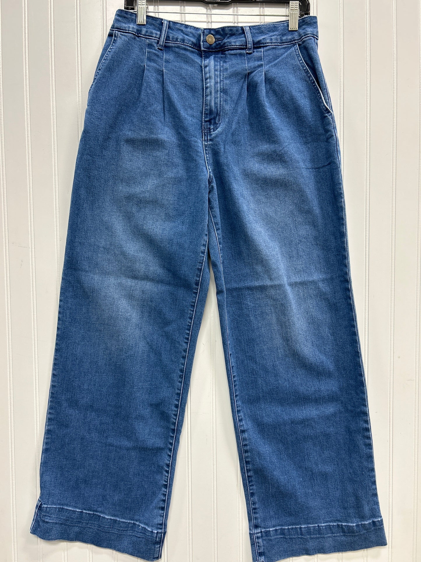 Jeans Wide Leg By Bagatelle In Blue Denim, Size:8