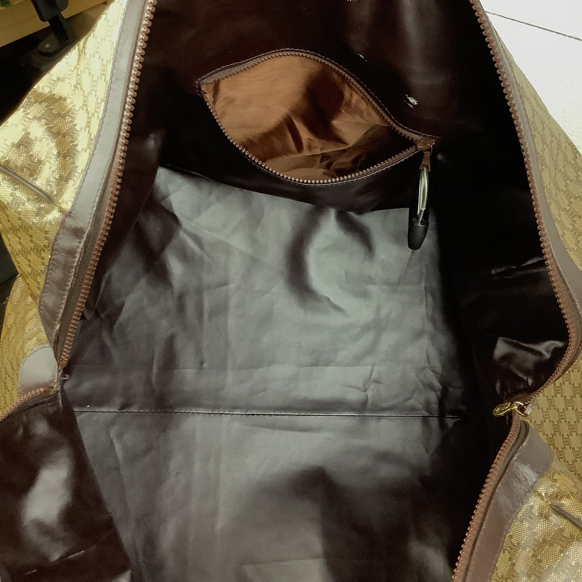Duffle And Weekender Luxury Designer By Celine, Size: Large
