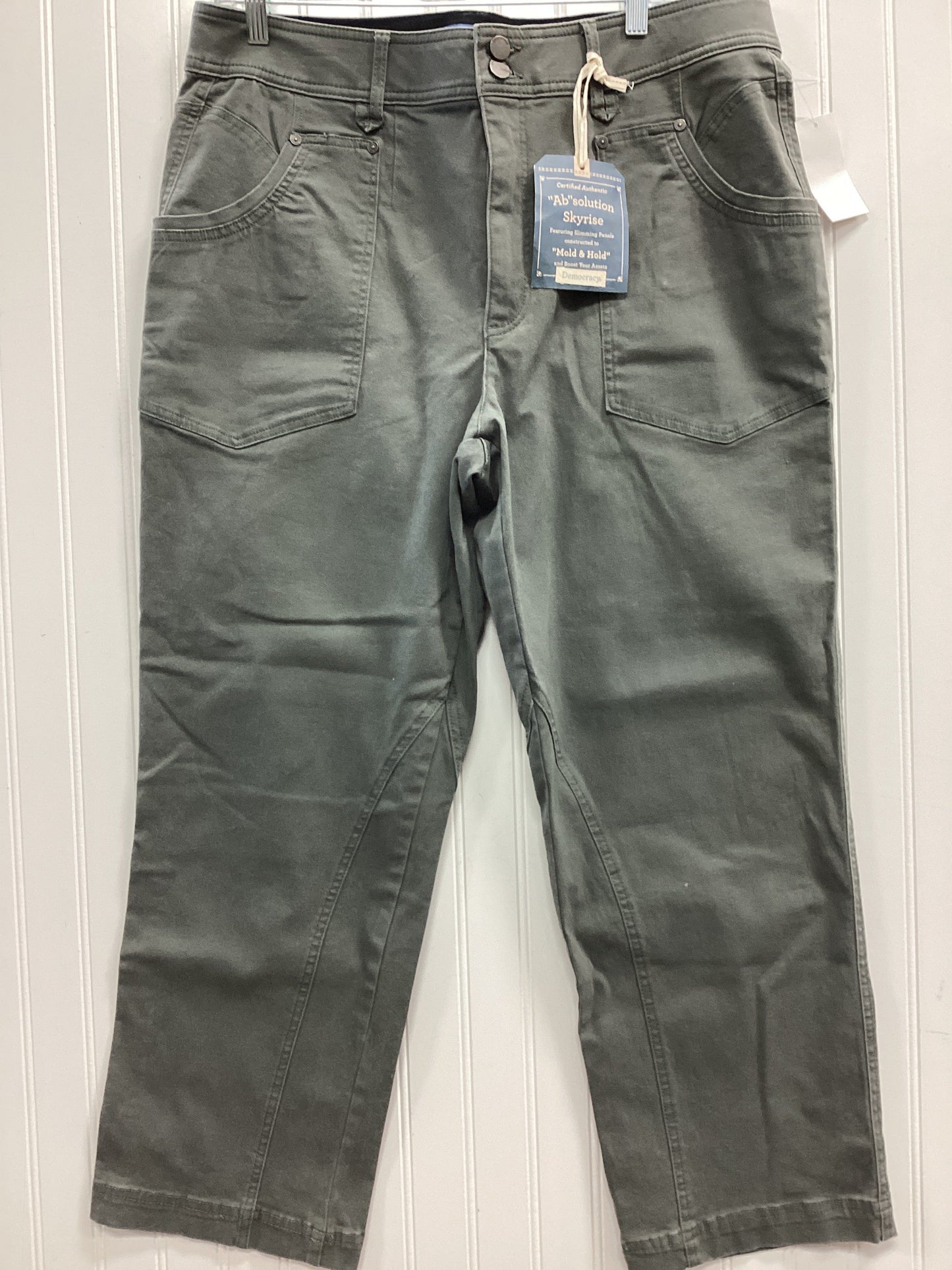 Pants Cargo & Utility By Democracy In Grey, Size:16