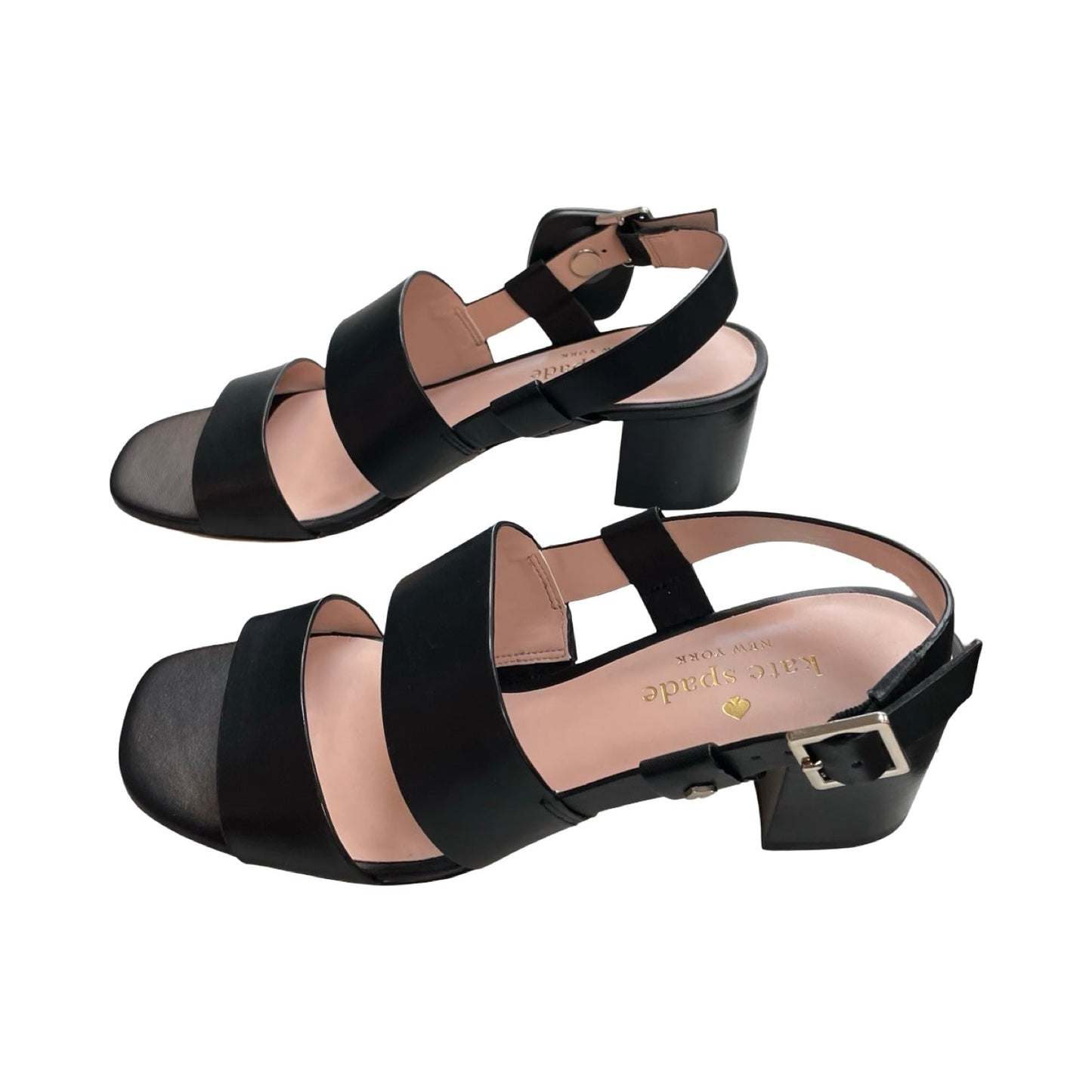 Sandals Designer By Kate Spade In Black, Size:7