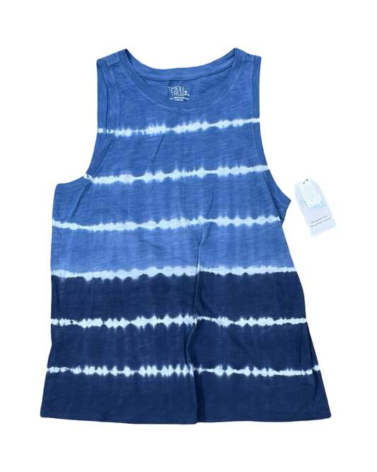 Tank Top By Time And Tru In Blue, Size:M