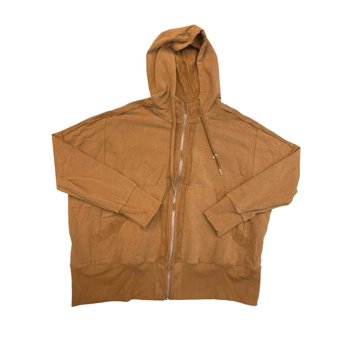 Athletic Jacket By Zyia In Tan, Size:M