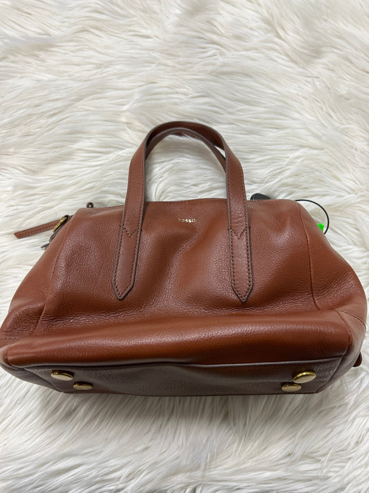 Handbag By Fossil In Brown, Size:Medium NWT