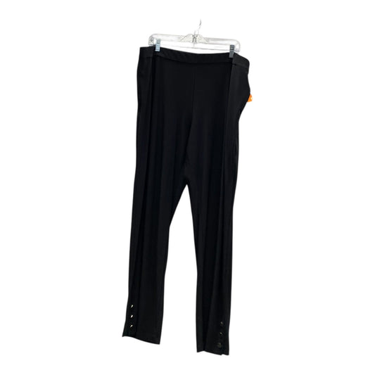 Pants Dress By Dennis Basso Qvc In Black, Size:16