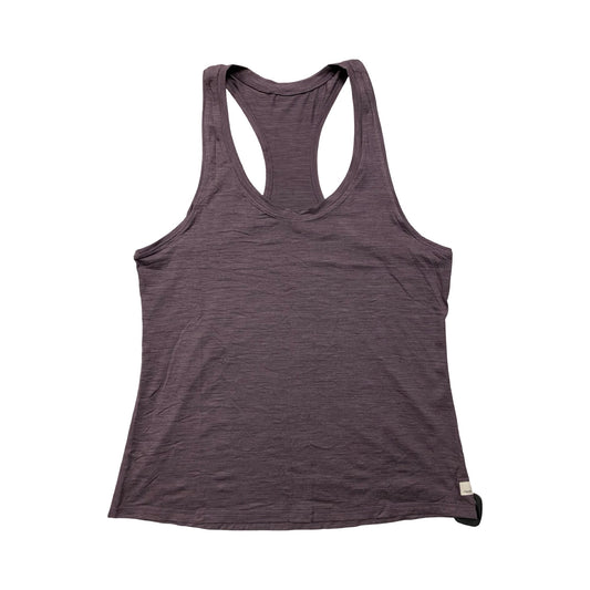 Athletic Tank Top By Vuori In Purple, Size:L