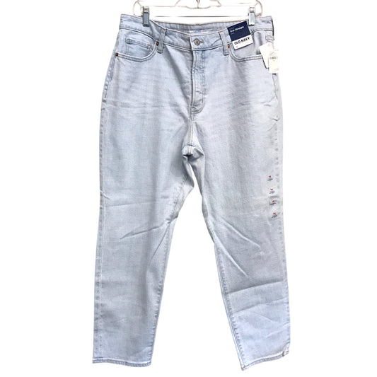 Jeans Straight By Old Navy In Blue Denim, Size:14