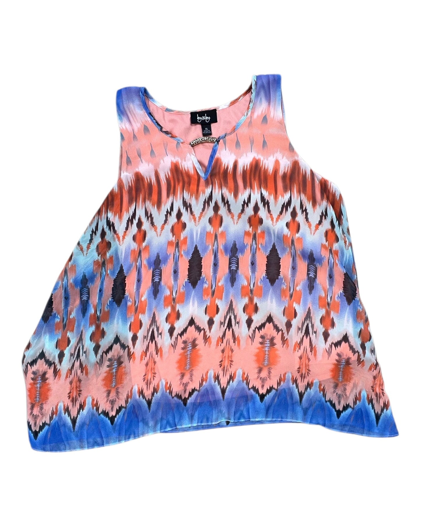 Top Sleeveless By By & By In Multi, Size:Xl