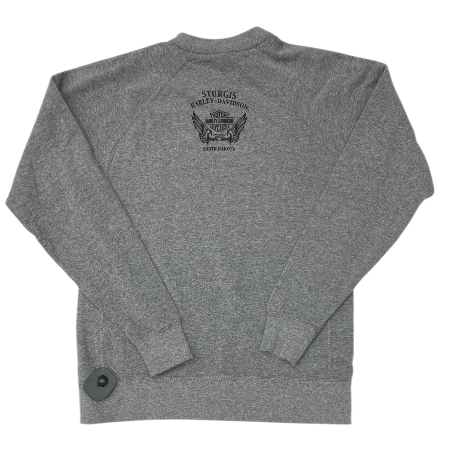 Sweatshirt Crewneck By Harley Davidson In Grey, Size:Xs