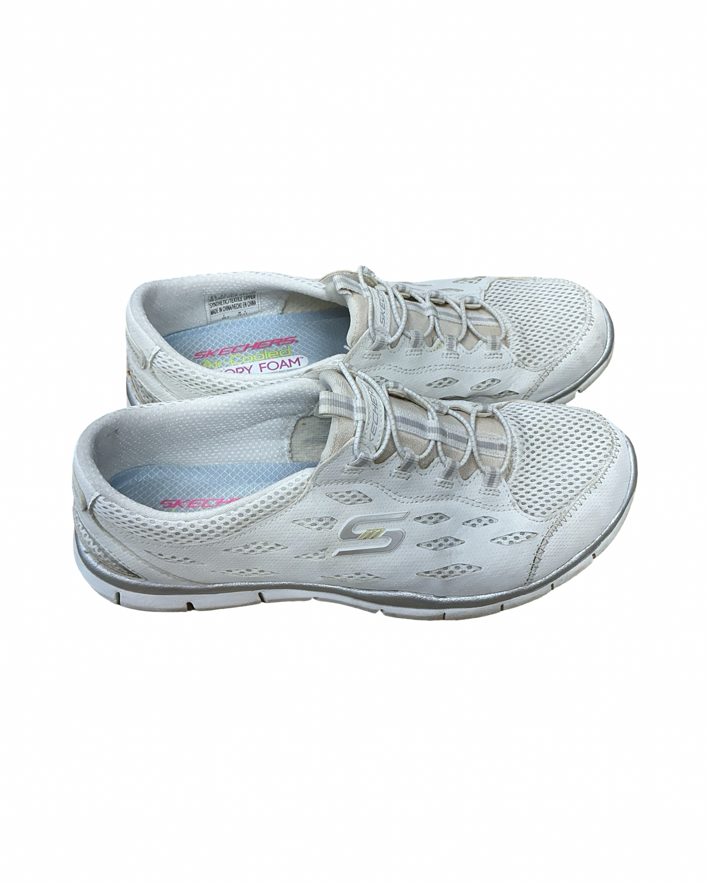 Shoes Sneakers By Skechers In White, Size:9.5