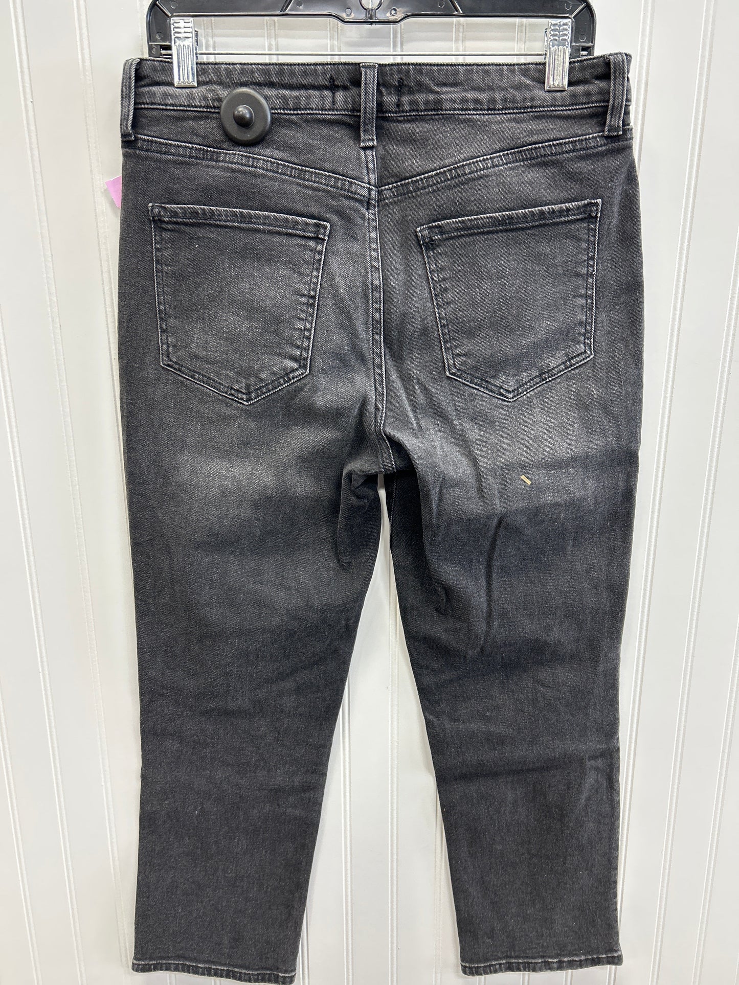 Jeans Straight By Kut In Black Denim, Size:6