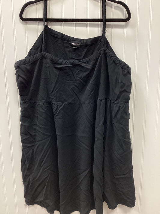 Top Sleeveless By Torrid In Black, Size:4X