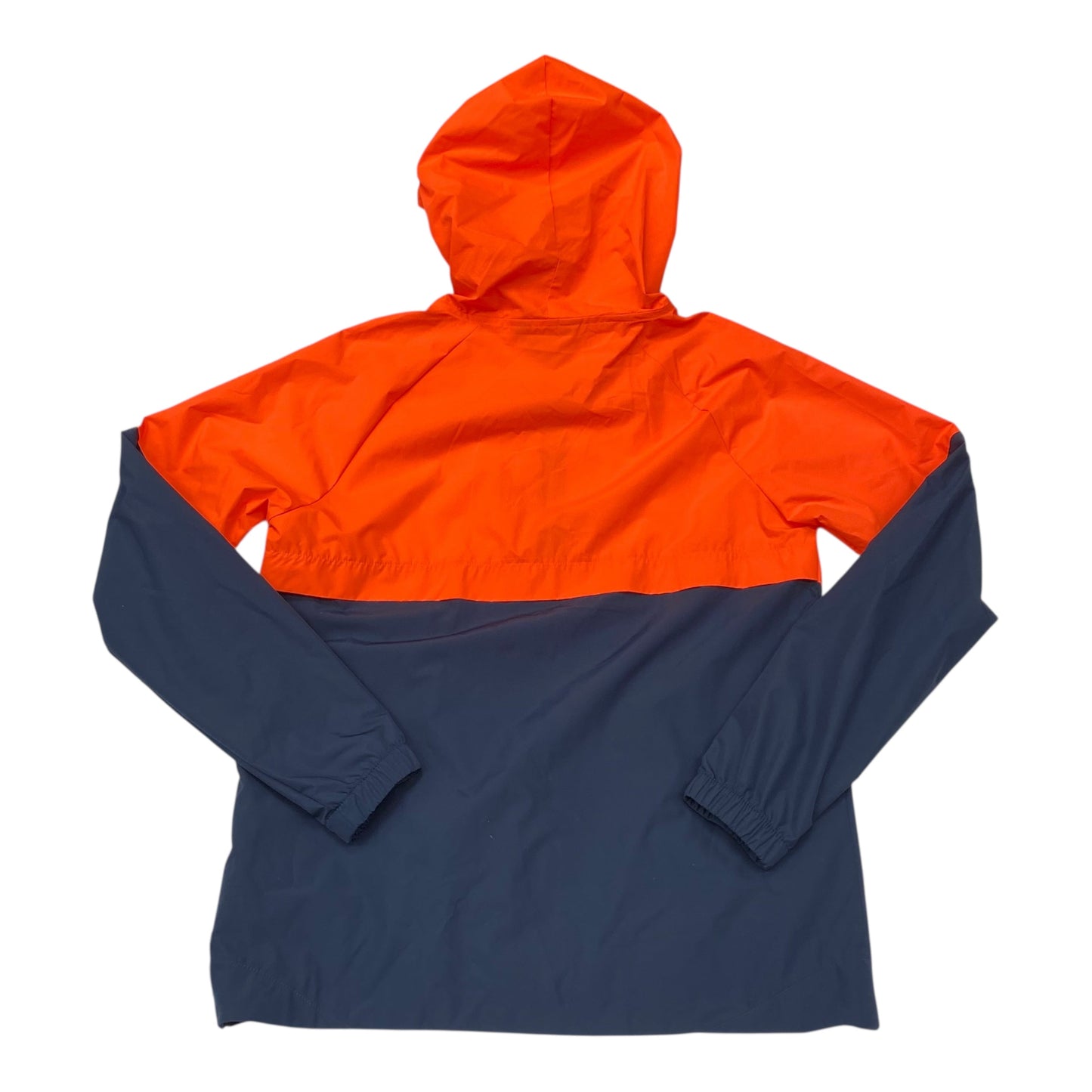 Jacket Windbreaker By Fila In Blue & Orange, Size:M