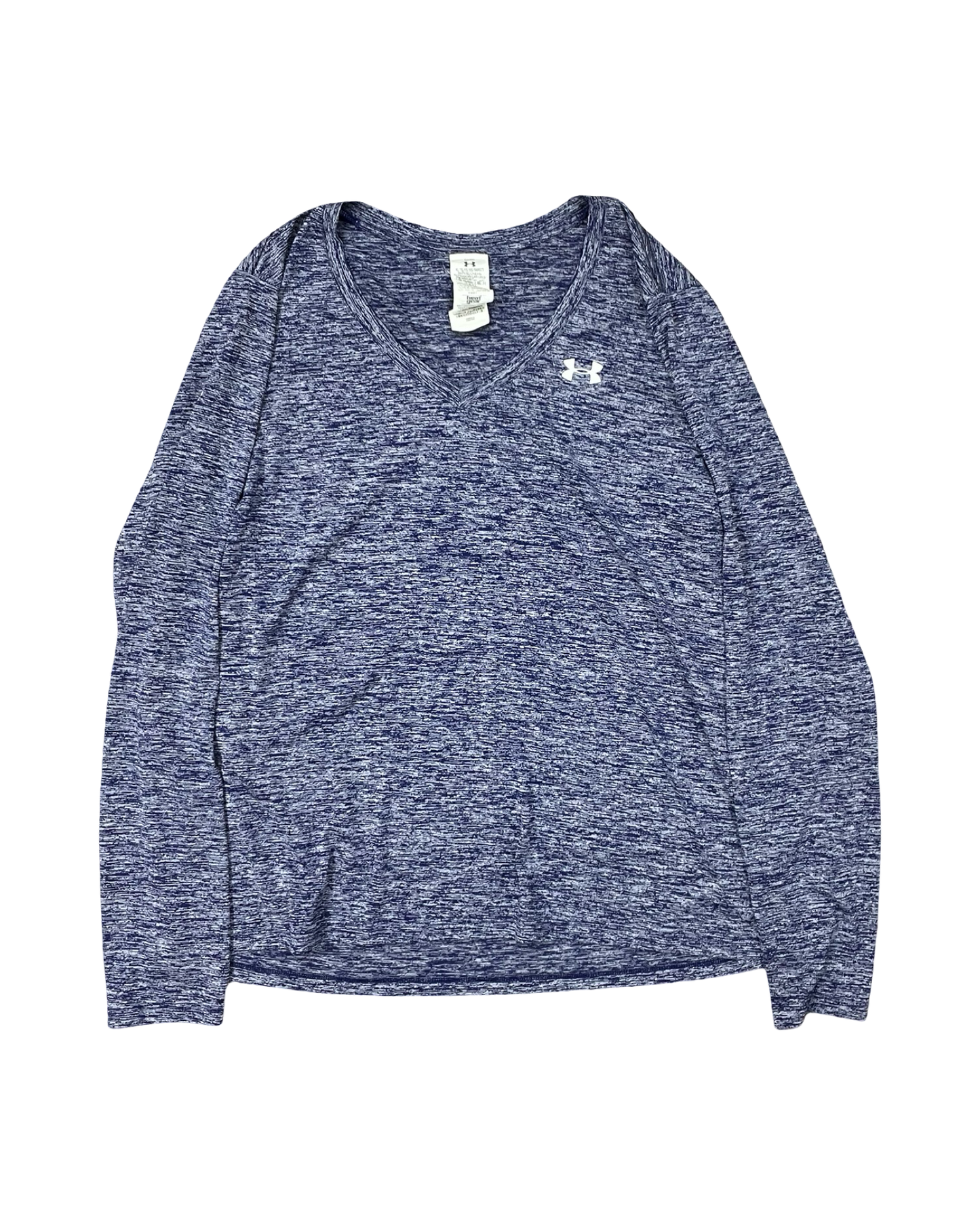 Athletic Top Ls Collar By Under Armour In Blue, Size:Xl