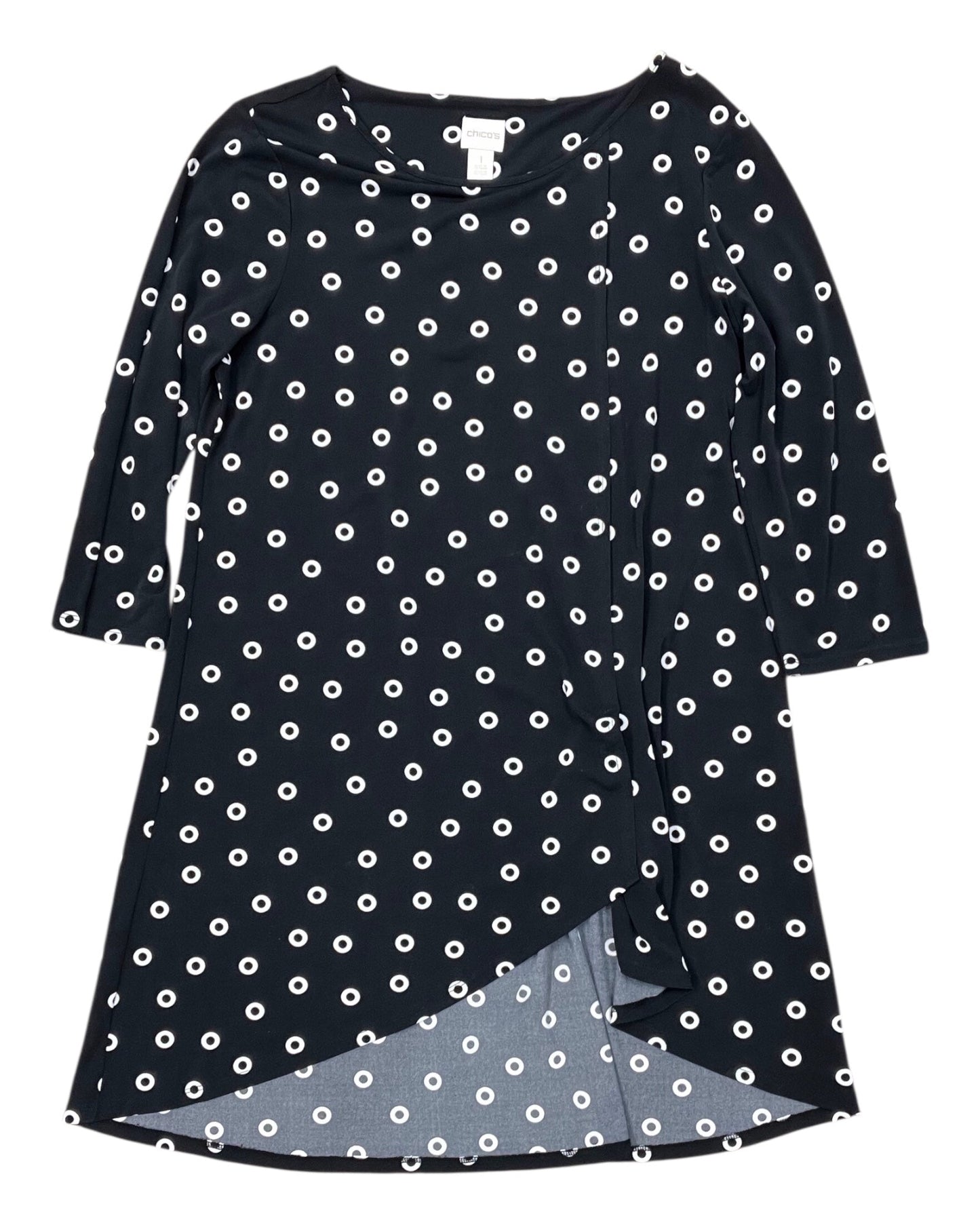 Dress Work By Chicos In Black, Size:M