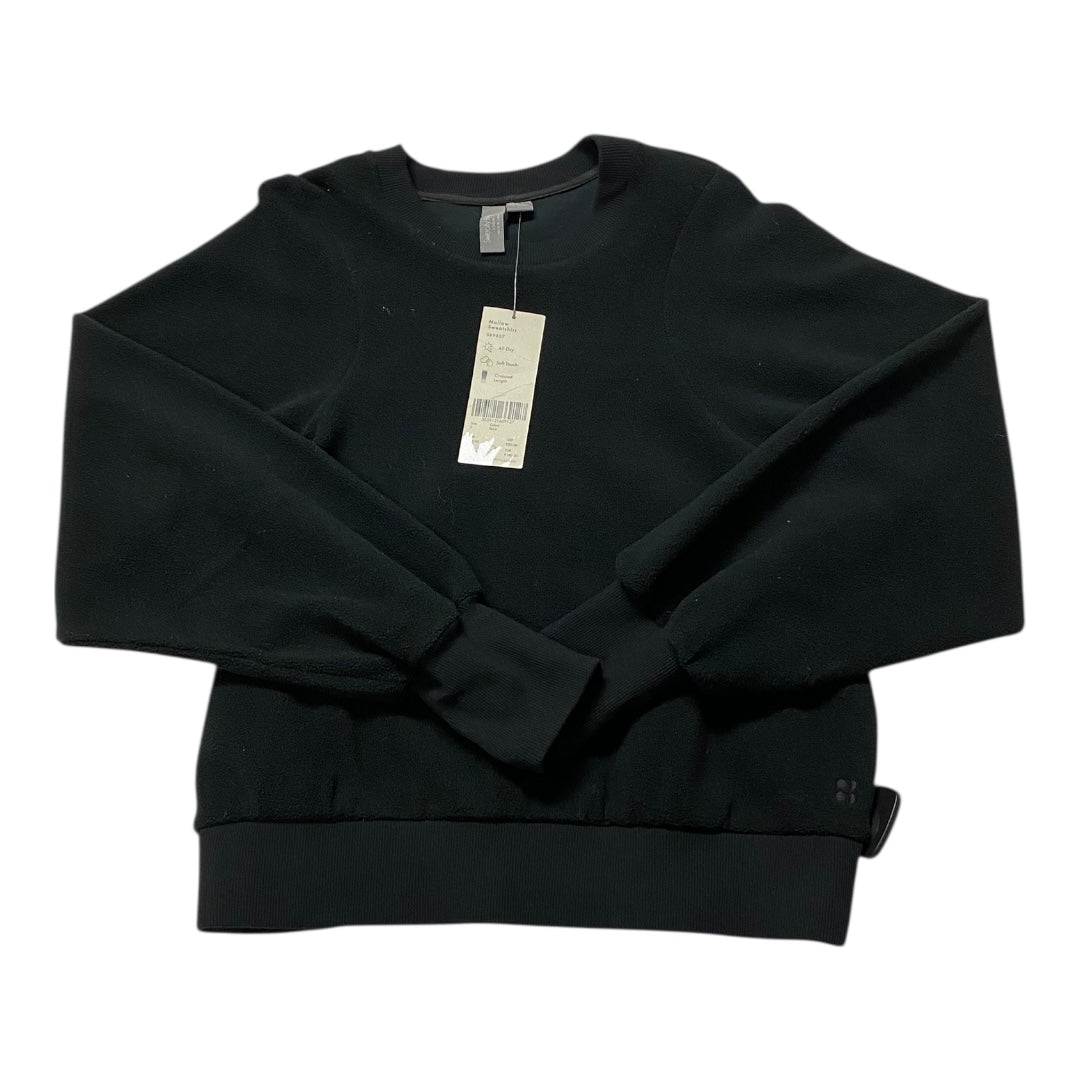 Athletic Sweatshirt Crewneck By Sweaty Betty In Black, Size:6