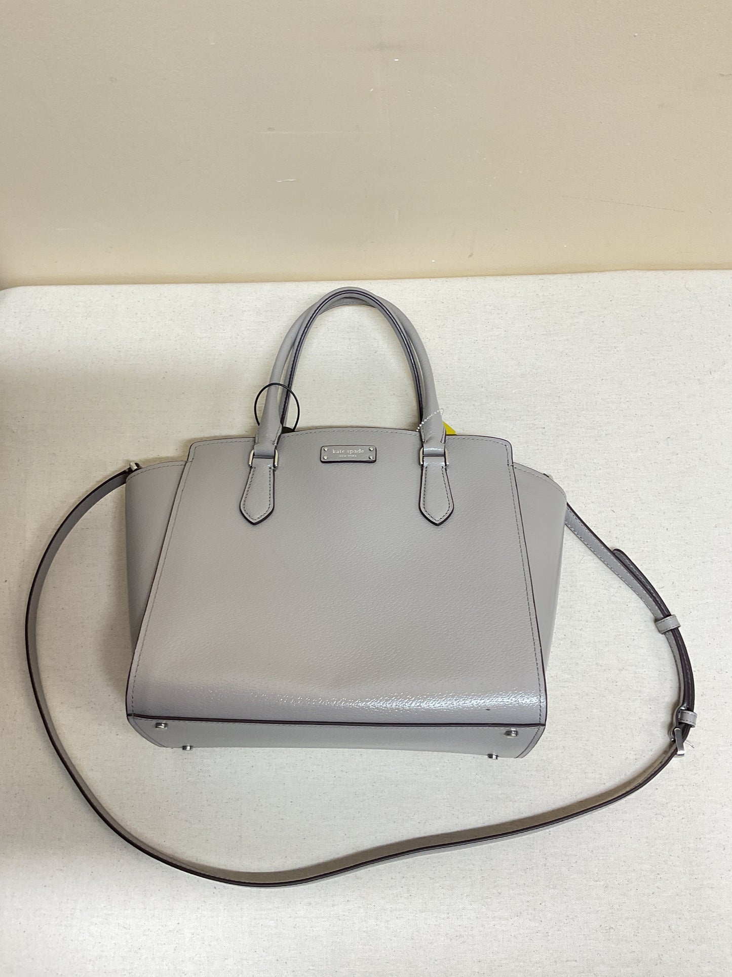 Handbag Designer By Kate Spade In Grey, Size:Medium