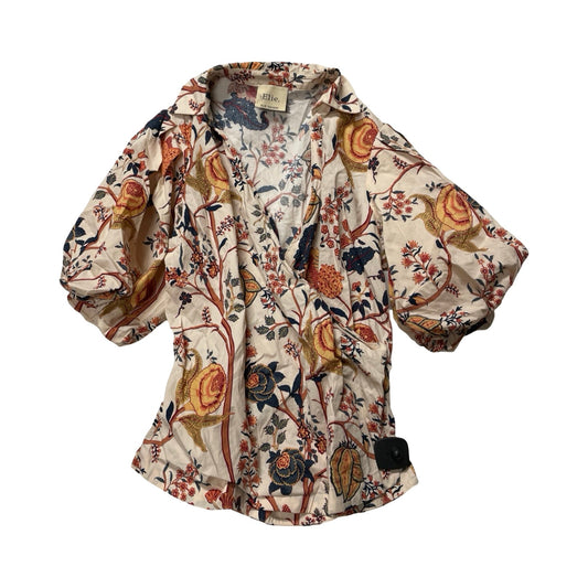 Tunic Ss By Elie Tahari In Floral Print, Size:M
