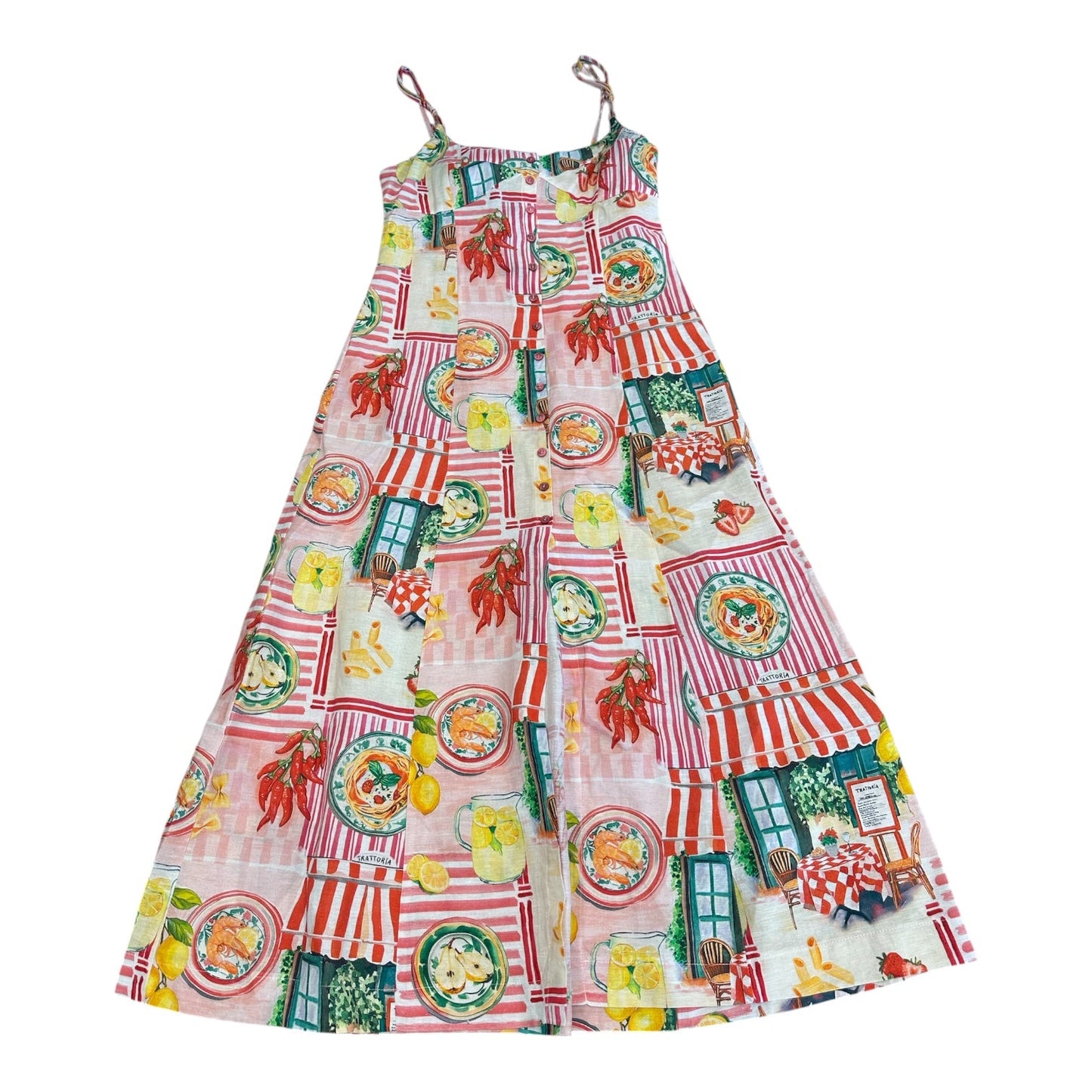 Dress Casual Midi By Zara In Pink, Size:S