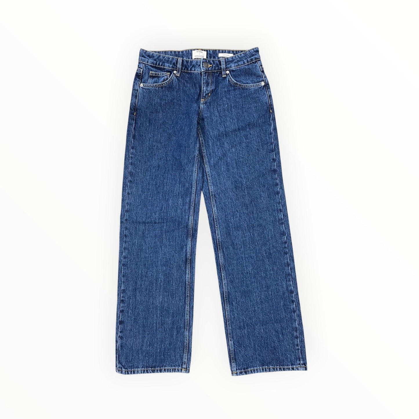Jeans Straight By Cotton On In Blue Denim, Size:2