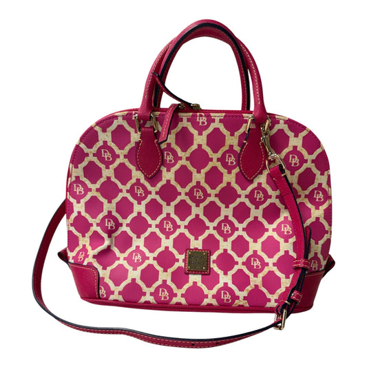 Handbag Designer By Dooney And Bourke In Pink, Size:Medium