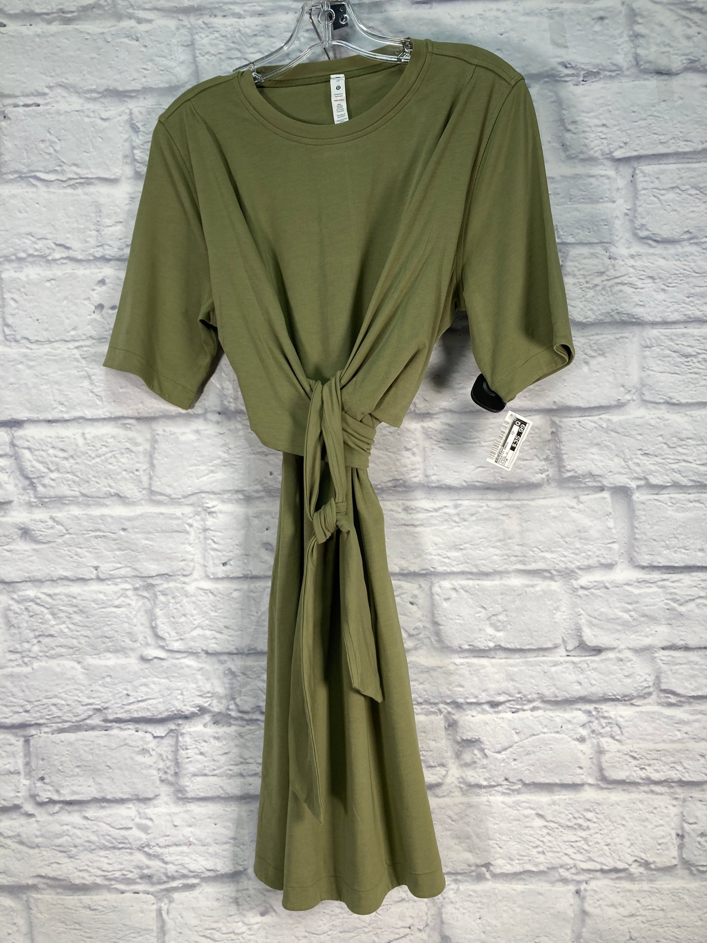 Athletic Dress By Lululemon In Green, Size: M