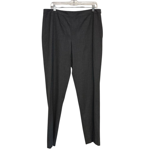 Pants Designer By Lafayette 148 In Grey, Size:14