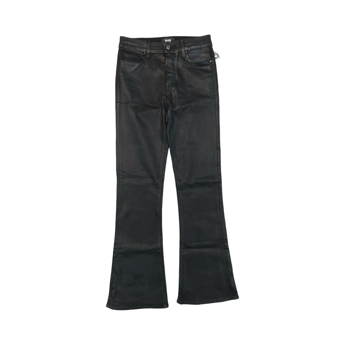 Jeans Flared By Paige In Black Denim, Size:6