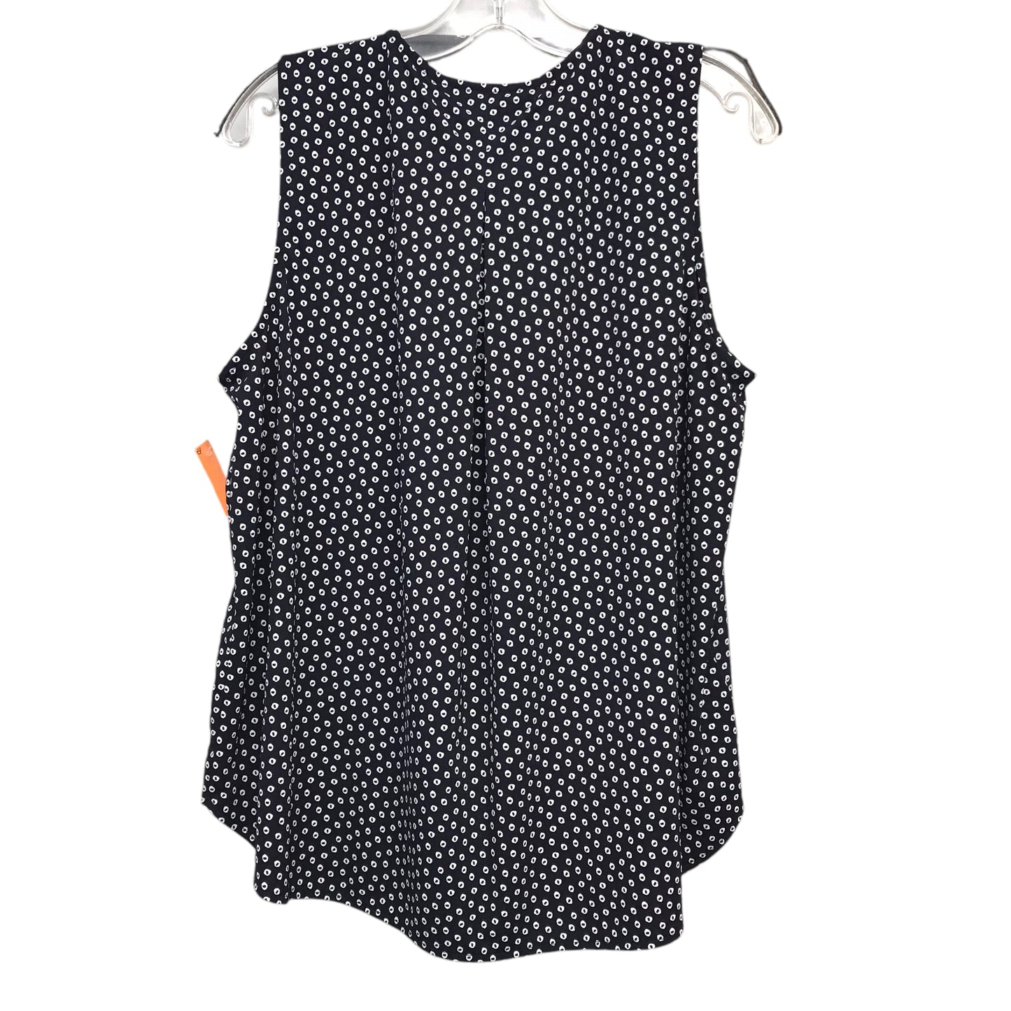 Top Sleeveless By Ann Taylor In Navy, Size:L