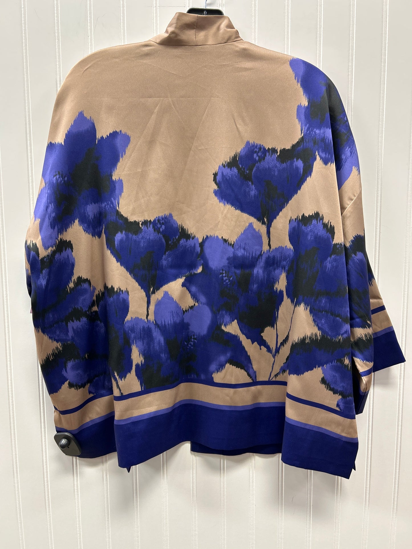 Top Ls By Chicos In Blue & Brown, Size:Xxs