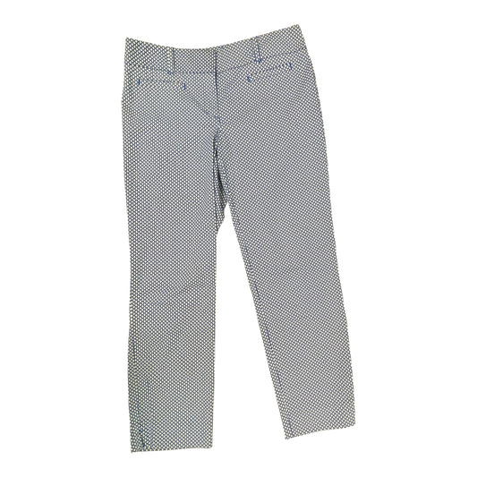 Pants Dress By Ann Taylor In Blue & White, Size:2