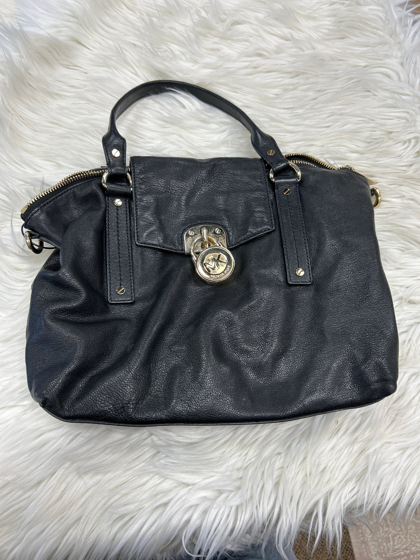 Handbag Designer By Michael Kors Collection In Black, Size:Large