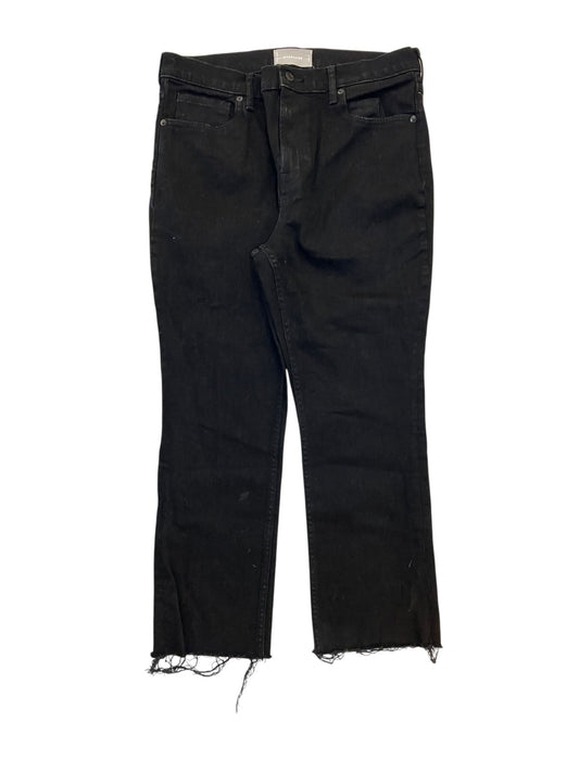 Jeans Straight By Everlane In Black Denim, Size:14