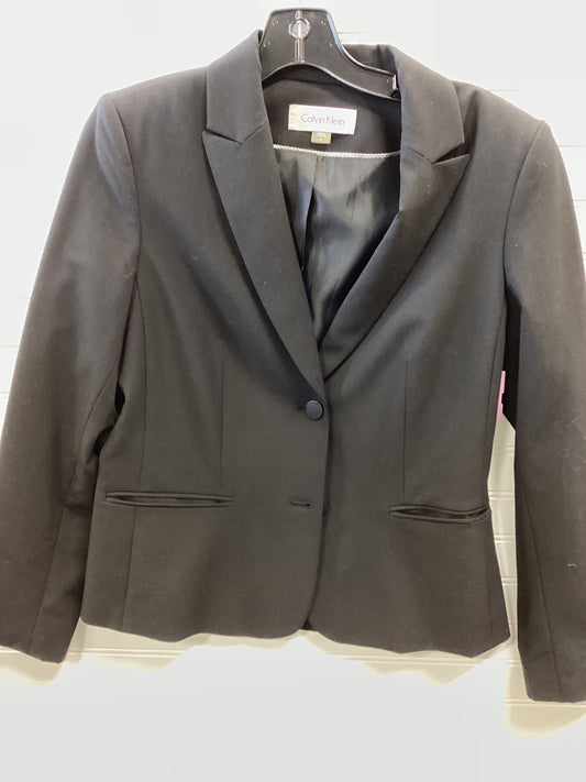 Blazer By Calvin Klein In Black, Size:8