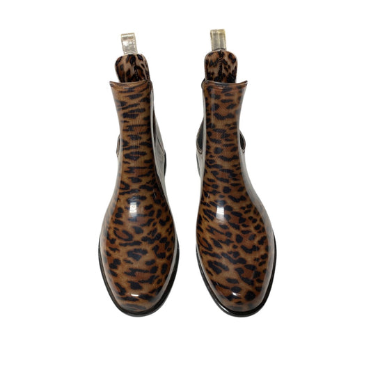 Boots Rain By A New Day In Animal Print, Size:12