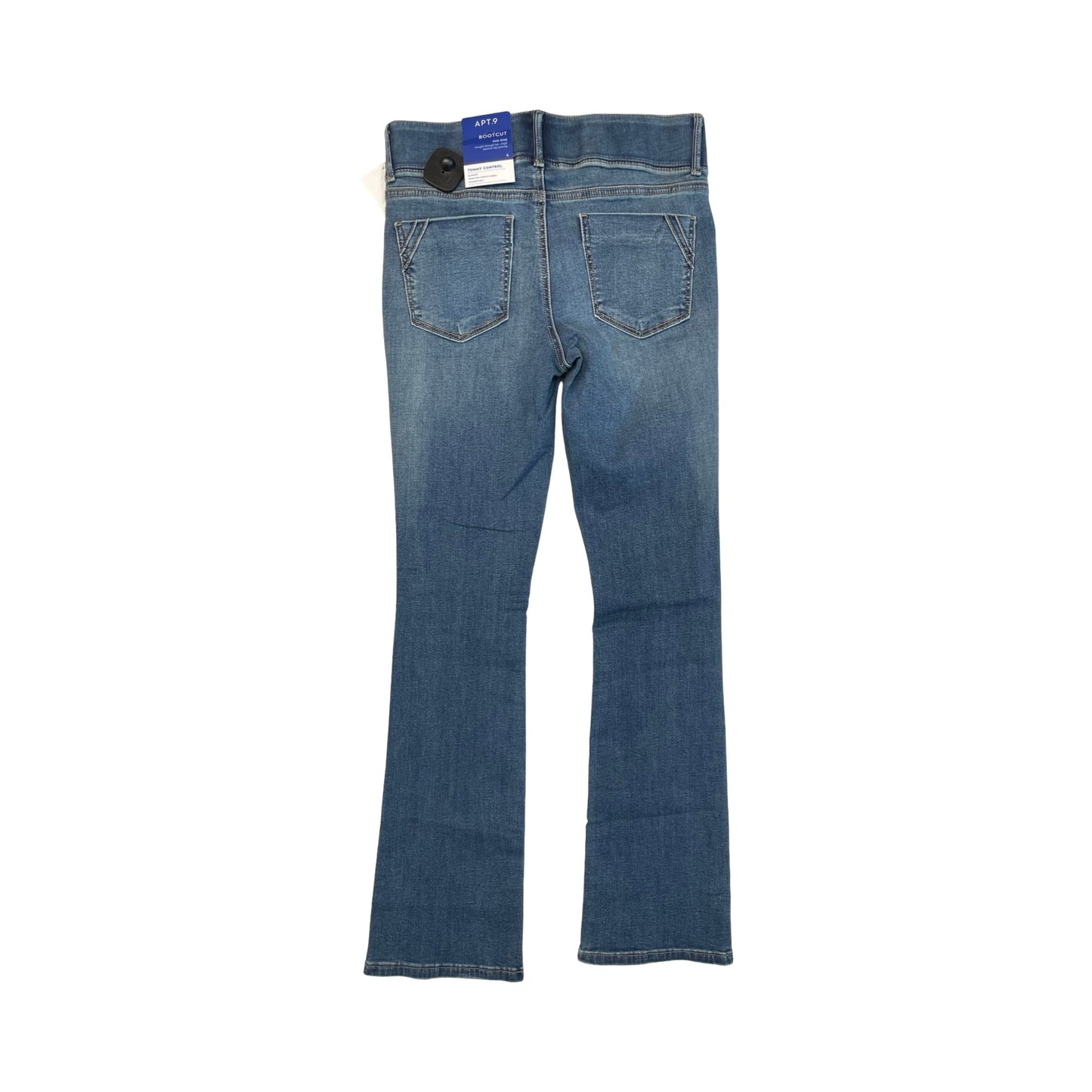 Jeans Boot Cut By Apt 9 In Blue Denim, Size:6