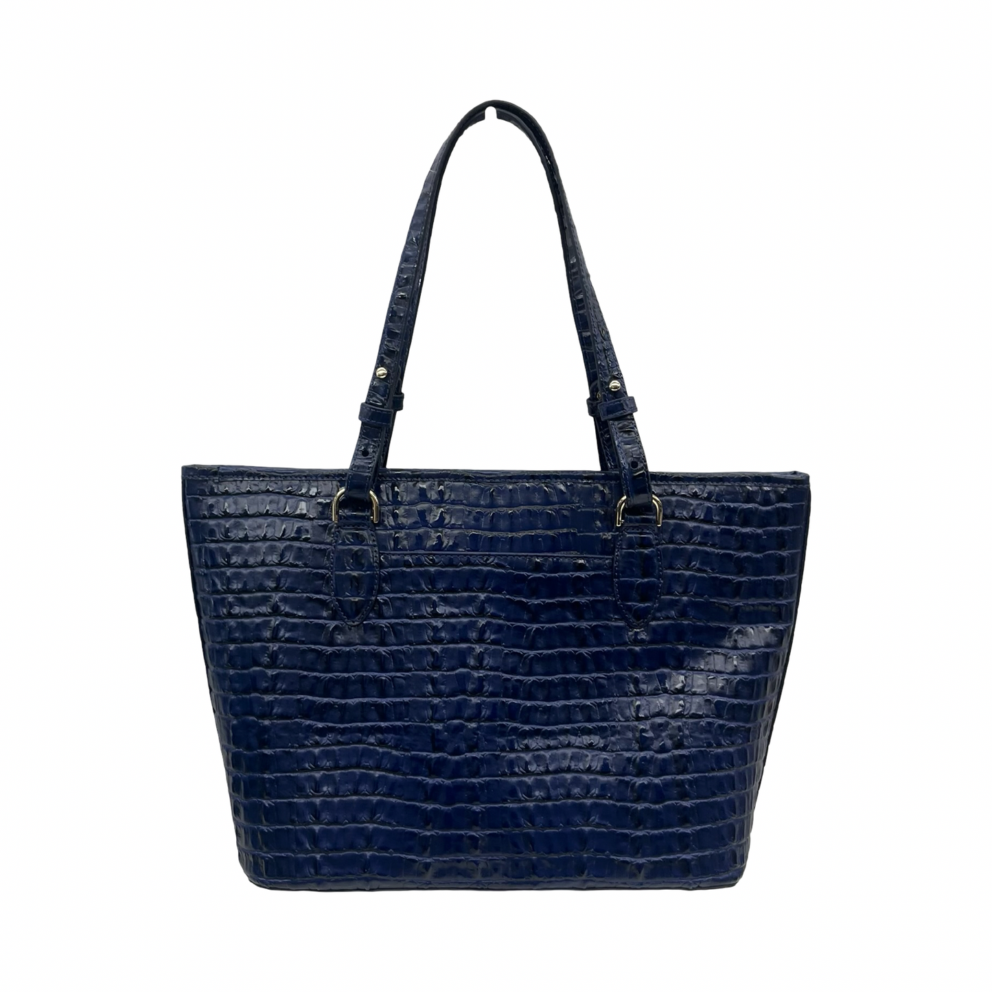 Handbag Designer By Brahmin In Blue, Size:Medium