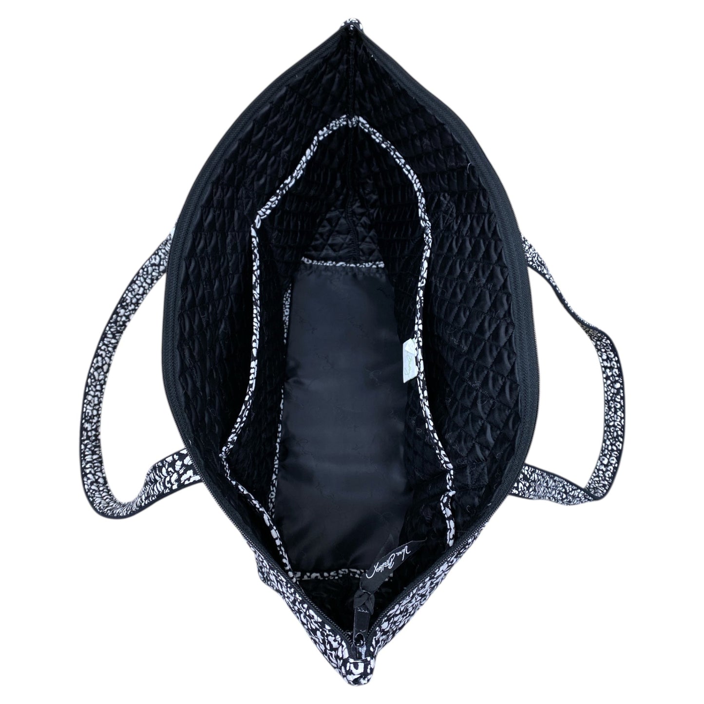 Tote By Vera Bradley In Black & White, Size:Large