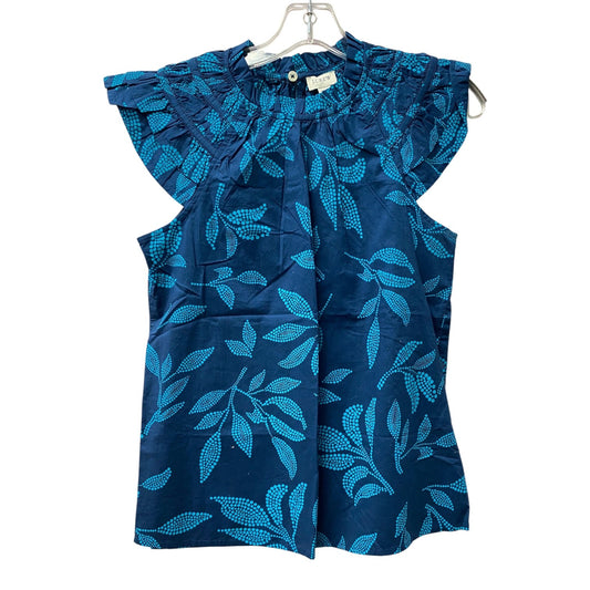 Top Ss By J. Crew In Blue, Size:Xxs