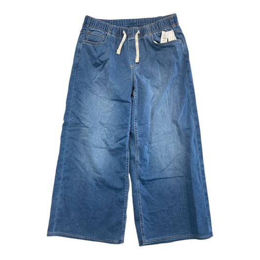 Jeans Wide Leg By Gap In Blue Denim, Size:Mp